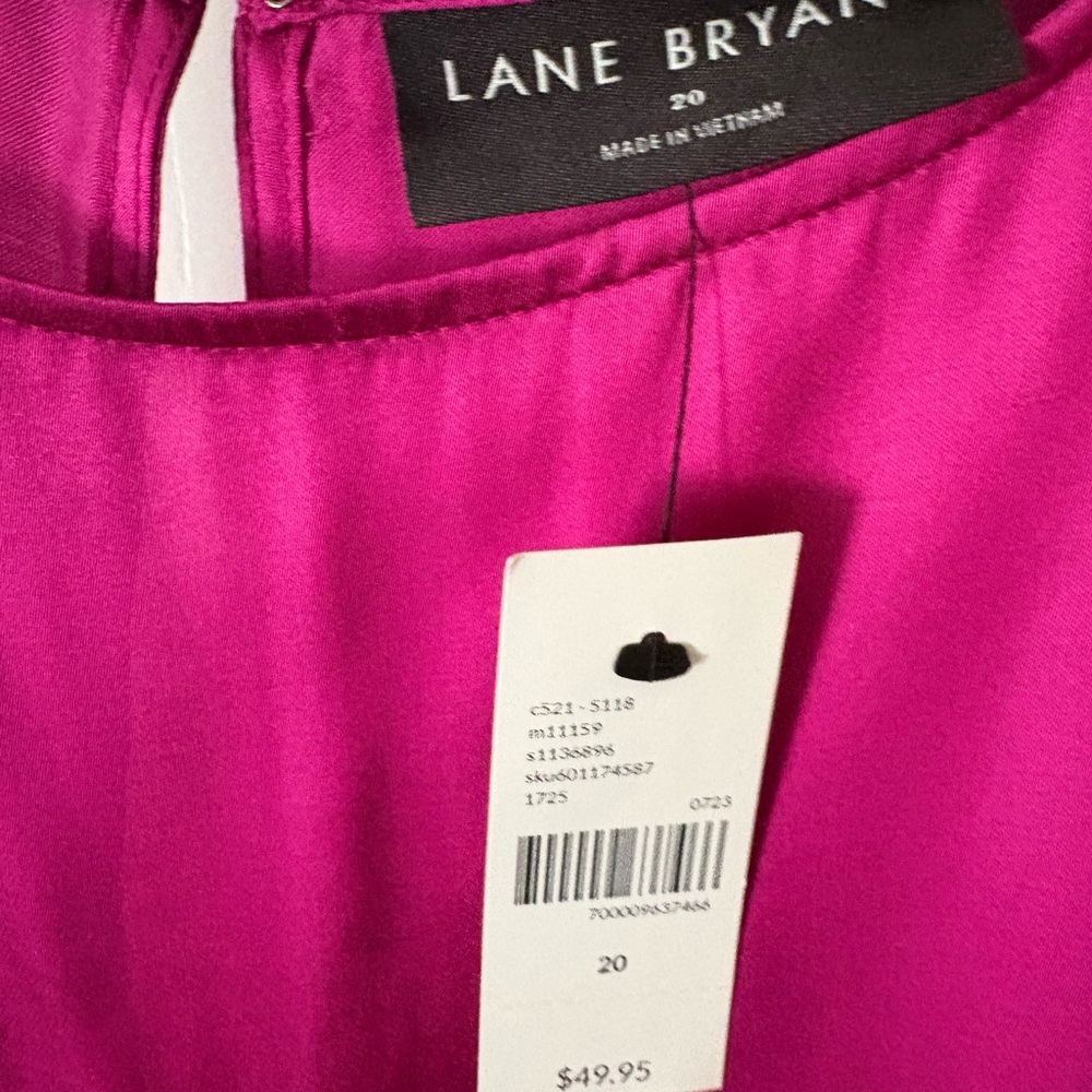 Lane Bryant Vibrant Pink Camisole - Picture 3 of 4
